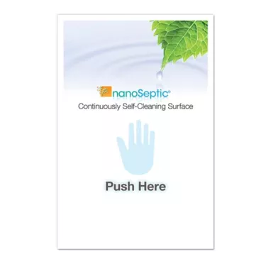 NanoSeptic Push Pad, White, 6" x 9" 25/BX - PP01 3533/PP01