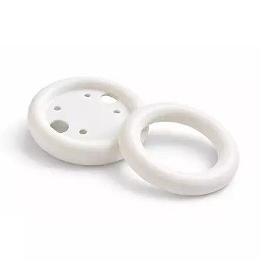 Vaginal ring pessary with support for pelvic organ prolapse