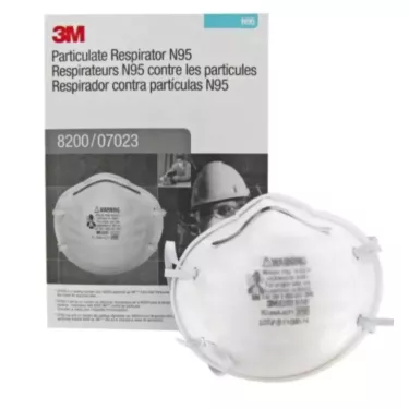 3M™ Particulate Respirator 8200/07023(AAD) N95 20/Box (07023)