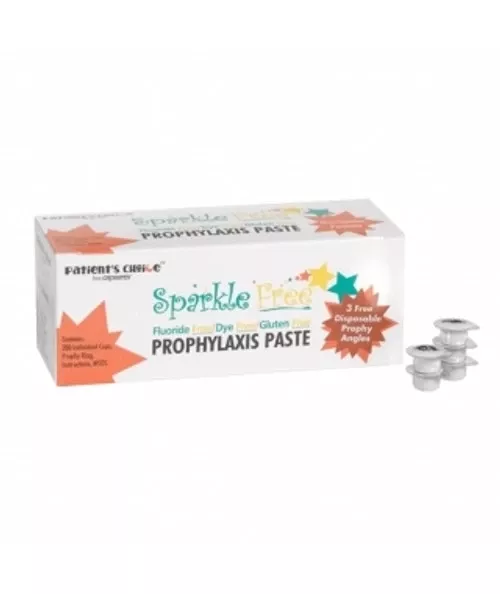 Crosstex Sparkle Fluoride Free Prophy Paste Cinnamon/Medium 200/box