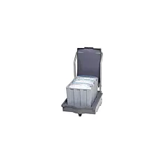 Follett Smart Cart 75 lb Insulated Mobile Ice Bin, Grey(00112771)