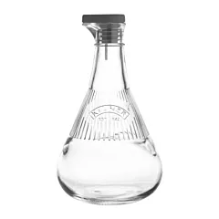Kilner 0.5 Litre Glass Pouring Bottle with Twist Top Lid Controls, Clear