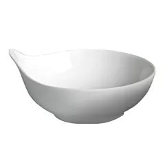 Cameo Fusion 6 Oz Sauce Bowl, Round Ceramic White 48 /Case