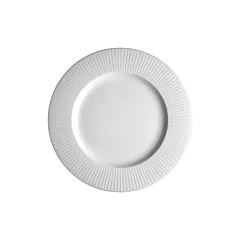 Steelite willow gourmet wide rim banquet plate, white, 11.25