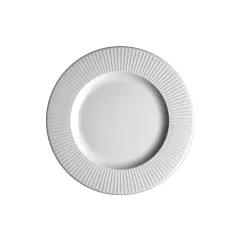 Steelite Willow Medium Rim Plate, White, 8