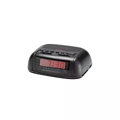 Sunbeam® AM/FM Alarm Clock Radio, Black, Case of 18