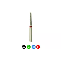 Crosstech Diamond Burs C3, 856L-014, FG31 Regular, Round End Taper  - 5/pkg