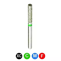 Crosstech Diamond Burs B1L, 837-016, Flat End Cylinder, Coarse, 5/pkg 