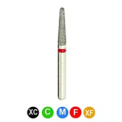 Crosstech (101-B5LF) Diamond Burs B5L, 856N-018, Extra Coarse, Round End Taper, 5/Pkg