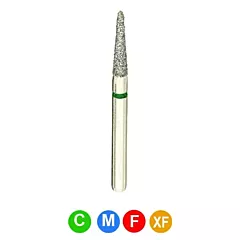 Crosstech Diamond Burs B6N, 856-198, Super Coarse, Round End Taper, 5/pkg (VM101-B6NXC)