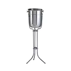 Libbey 8 Qt Wine Bucket, Stainless Steel