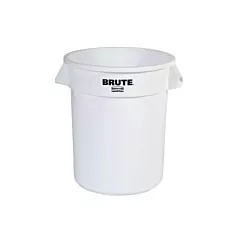 Rubbermaid BRUTE Container 10 Gal, White - 152/FG261000WHT