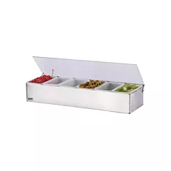 Vollrath condiment holder, 6 compartment - 4702 1900/4702