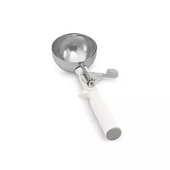 Vollrath Color-Coded One-Piece Disher, White, 5-1/3 oz - 471