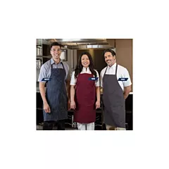 Premium Uniforms Standard Bib Apron with 2 Pockets, Royal Blue