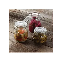 American Metalcraft Hinged Lid Mason Jar, 16 oz - HMJ4 035/H