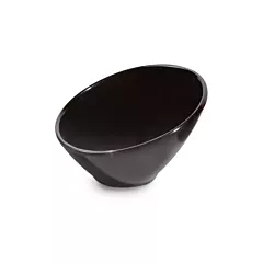 G.E.T. Cascading Bowl, Melamine, Black, 3 oz 4DZ - B-783-BK