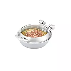 Vollrath stainless steel verre cover for round induction cha