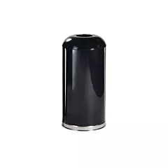 Rubbermaid indoor refuse open hole top, noir - 152/fgr32eg
