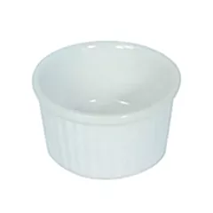 Browne Stoneware Ramekin, White, 2.5 oz - 564003W 016/564003