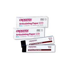 Crosstex (108-TPXXT) Articulating Paper XX-Thin Blue Size .00125