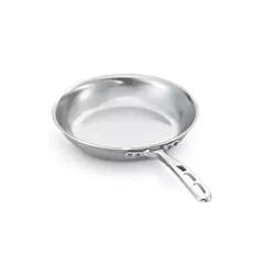 Vollrath wear-ever fry pan w/trivent handle, natural finish,