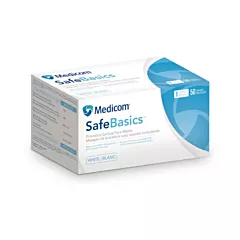 ** DISCONTINUED ** Medicom SafeBasics Earloop Mask Level 1, White 50/box (VM206-2130)