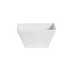 Steelite varick cafe porcelain square bowl, white, 6 oz - 69
