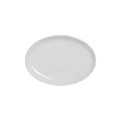 Steelite varick alpha cream oval coupe platter, white, 12