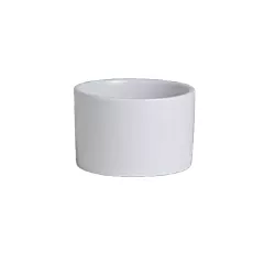Steelite Varick Cafe Porcelain Round Deep Ramekin, White, 5.