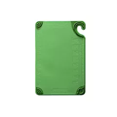 San jamar saf-t-grip cutting board, green, 12â€ x 18â€ - cbg12
