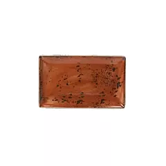 Steelite craft rectangle one, terracotta, 10.5