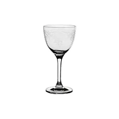Steelite Nick & Nora Vintage Lace Design Wine Glass, 6 oz 2D
