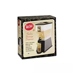 Tablecraft Beverage Dispenser, Black, 3 gal 16 x 19 x 21 - H