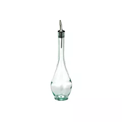 Tablecraft siena tinted verre bottle w/ stainless steel pour