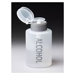 Alcohol Dispenser Clear 9oz Labelled 