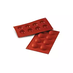 Eurodib silikomart half sphere mold, 1 oz - sf004 3478/sf004