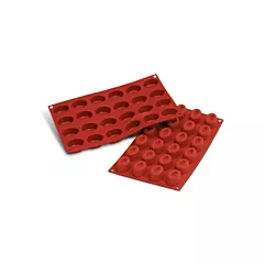 Eurodib silikomart oval savarin mold, 0.5 oz - sf083 3478/sf