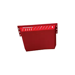 Nella Plastic Knife Rack, Red, 12.5” x 3.5” x 16”