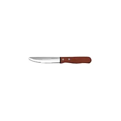 Nella Steak Table Knife, Rounded Tip, Wooden Handle