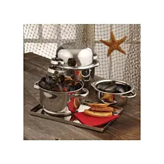 American Metalcraft Stainless Steel Mussel Server, 64 oz - S