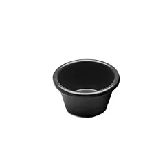 Elite Global Solutions Ramekin, Black, 2.5 oz - R25SM-B 1739