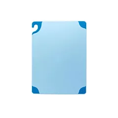 San jamar saf-t-grip cutting board, blue, 9
