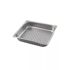 Browne anti-jam perforated steam table pan, 1/2 size, 4