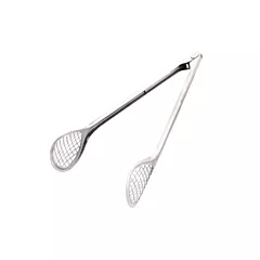 Browne Stainless Steel Tong w/ Teeth, 12