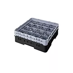 Cambro camrack verre rack w/ 2 extenders, full size - 16s534