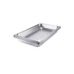 Browne anti-jam perforated steam table pan, full size, 6