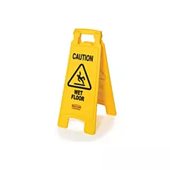 Rubbermaid Floor Safety Sign, Yellow - FG611200YEL 152/FG611
