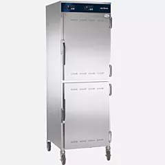 Alto-Shaam Full Size Mobile 16 Pan Dutch Door Holding Cabinet with Universal Racks