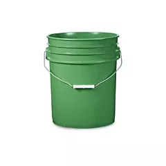 Plastic Pail, 5 Gal., Green - 569/S-7914G